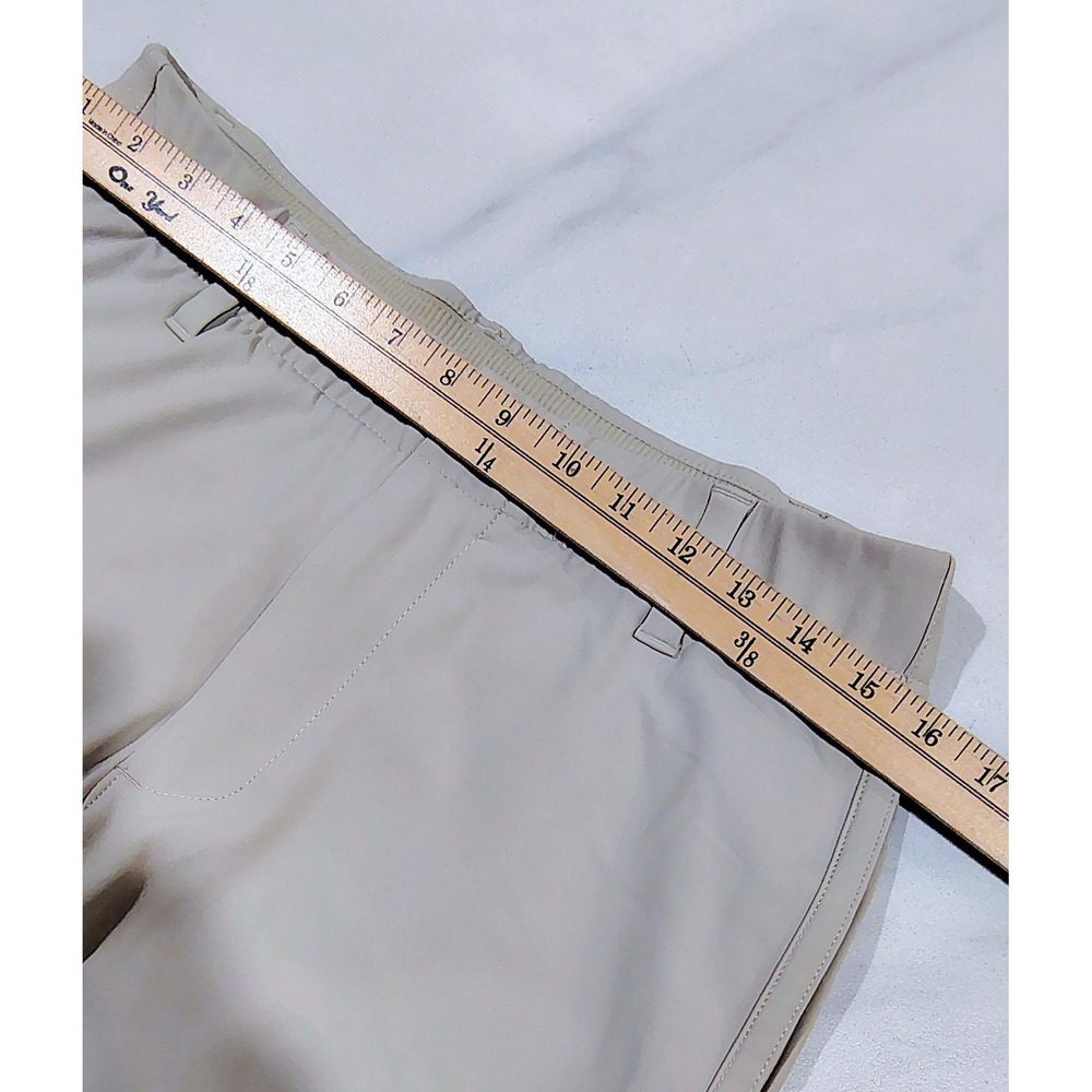 Under Armour Pants Mens 32x33 Beige UA Iso Chill Tapered Golf Stretch Trousers - Picture 9 of 10